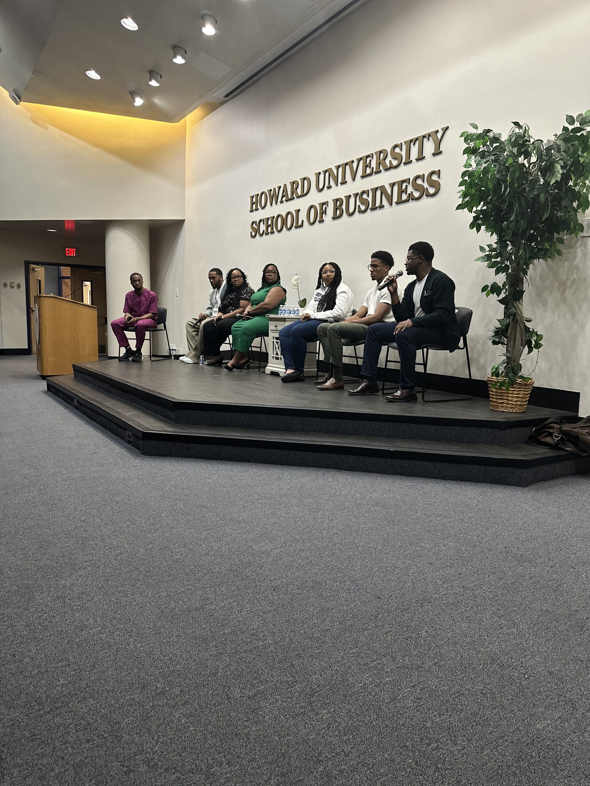 Panel of women and men