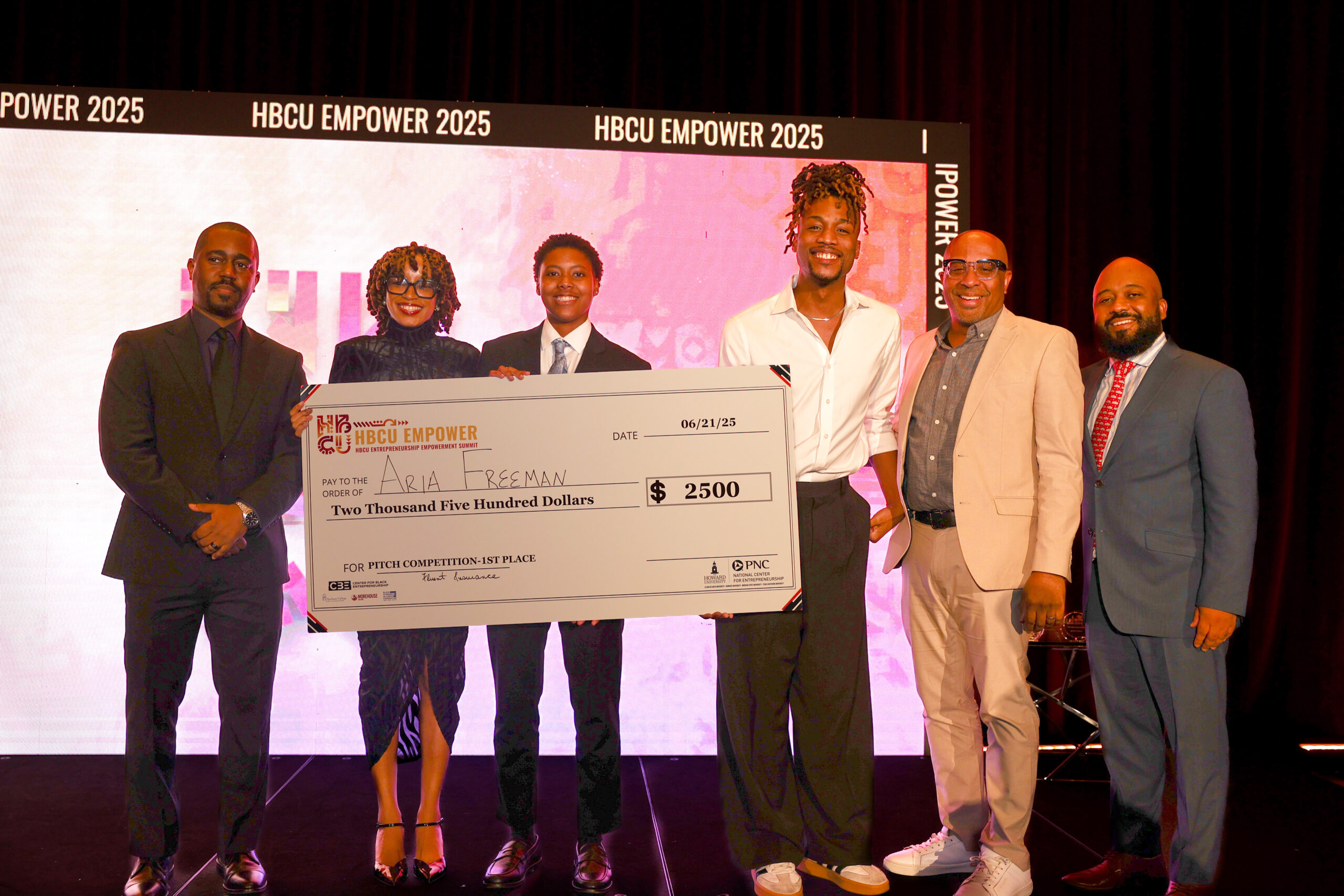 HBCU eMPOWER 2025 PRESENTED WITH CHECK