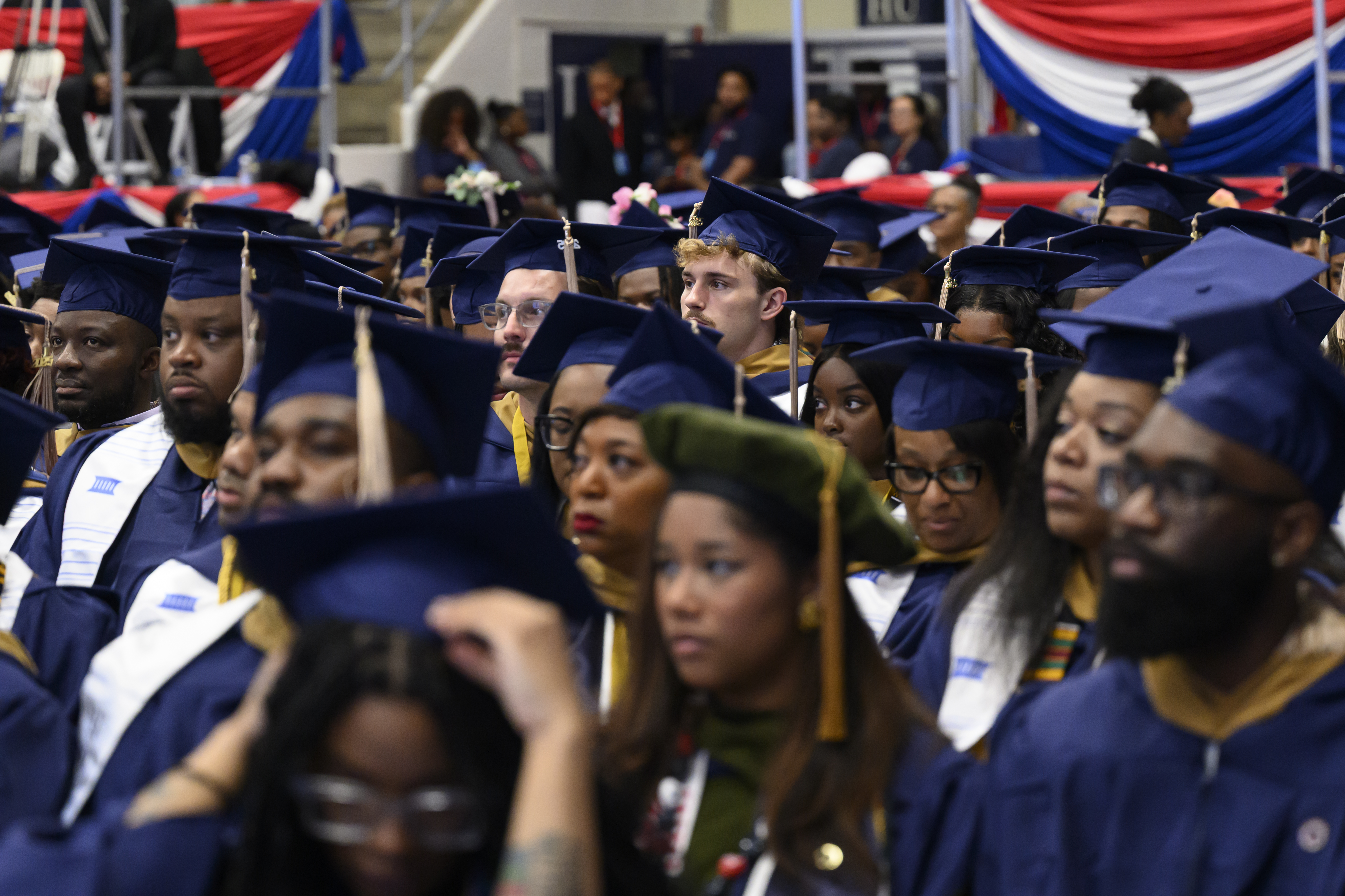 crowd of graduates