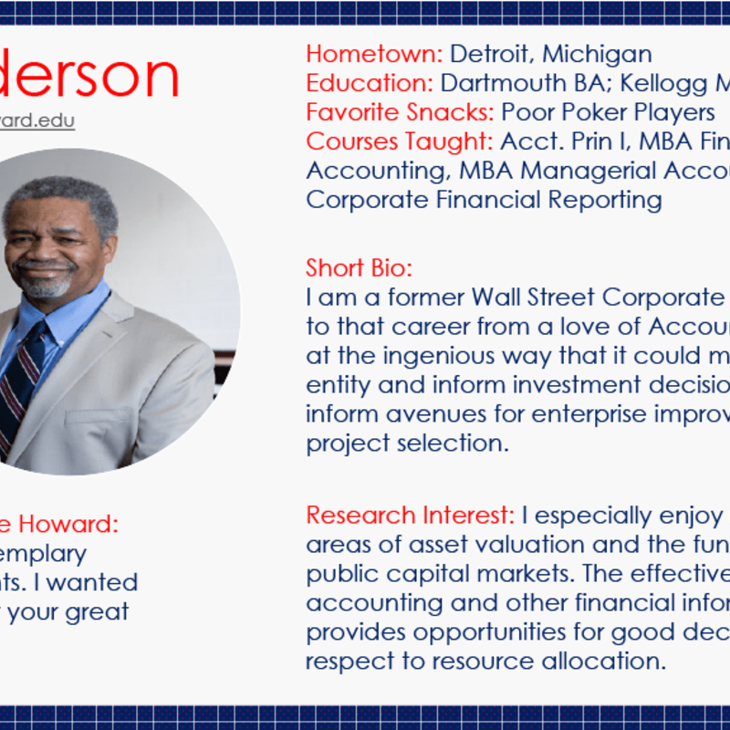 Dr. Anthony Anderson 