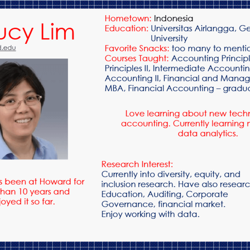 Dr. Lucy Lim