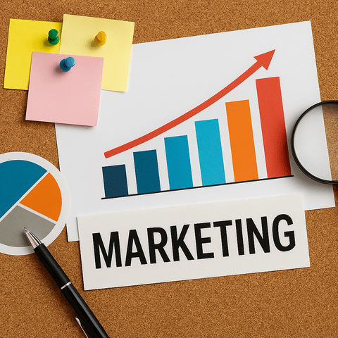 Marketing stock photo