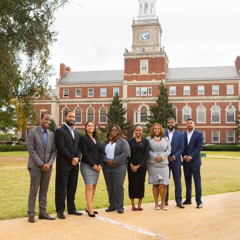 School of Business students